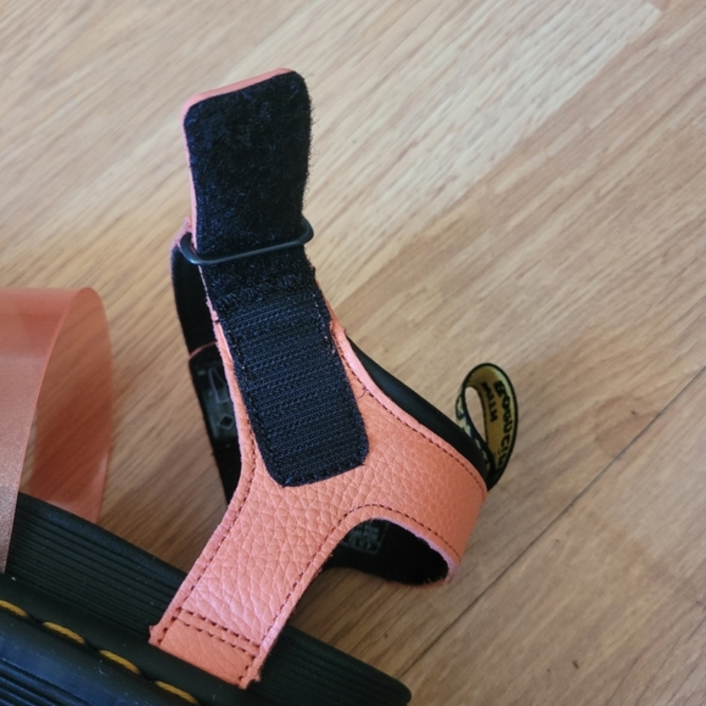 New Dr.Martens Blaire sandals,Jelly Glitter straps, Coral - Picture 13 of 16